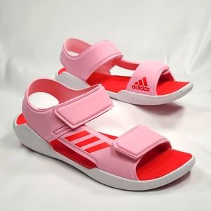 Adidas Pink Strap Sandals. Size 4